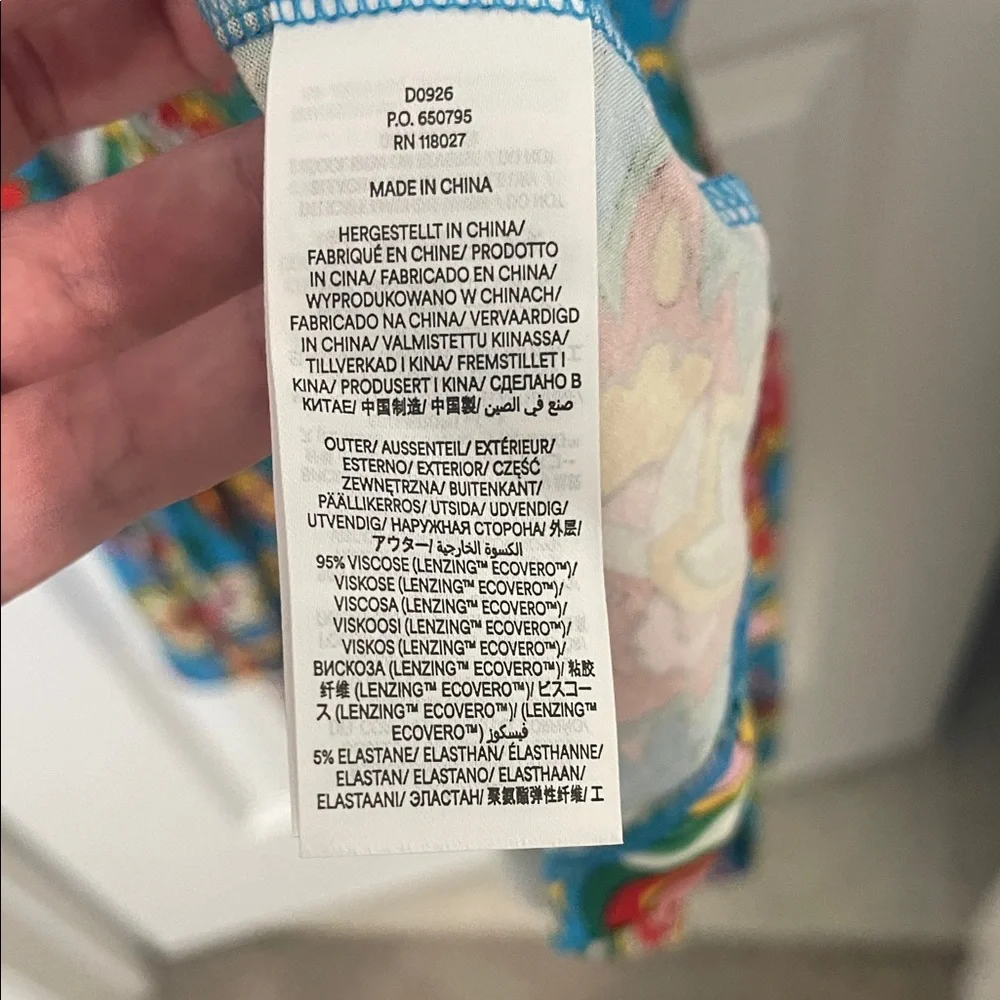 NWOT! Boden Blue Paisley Maxi Dress, Size 6 - Picture 6 of 9